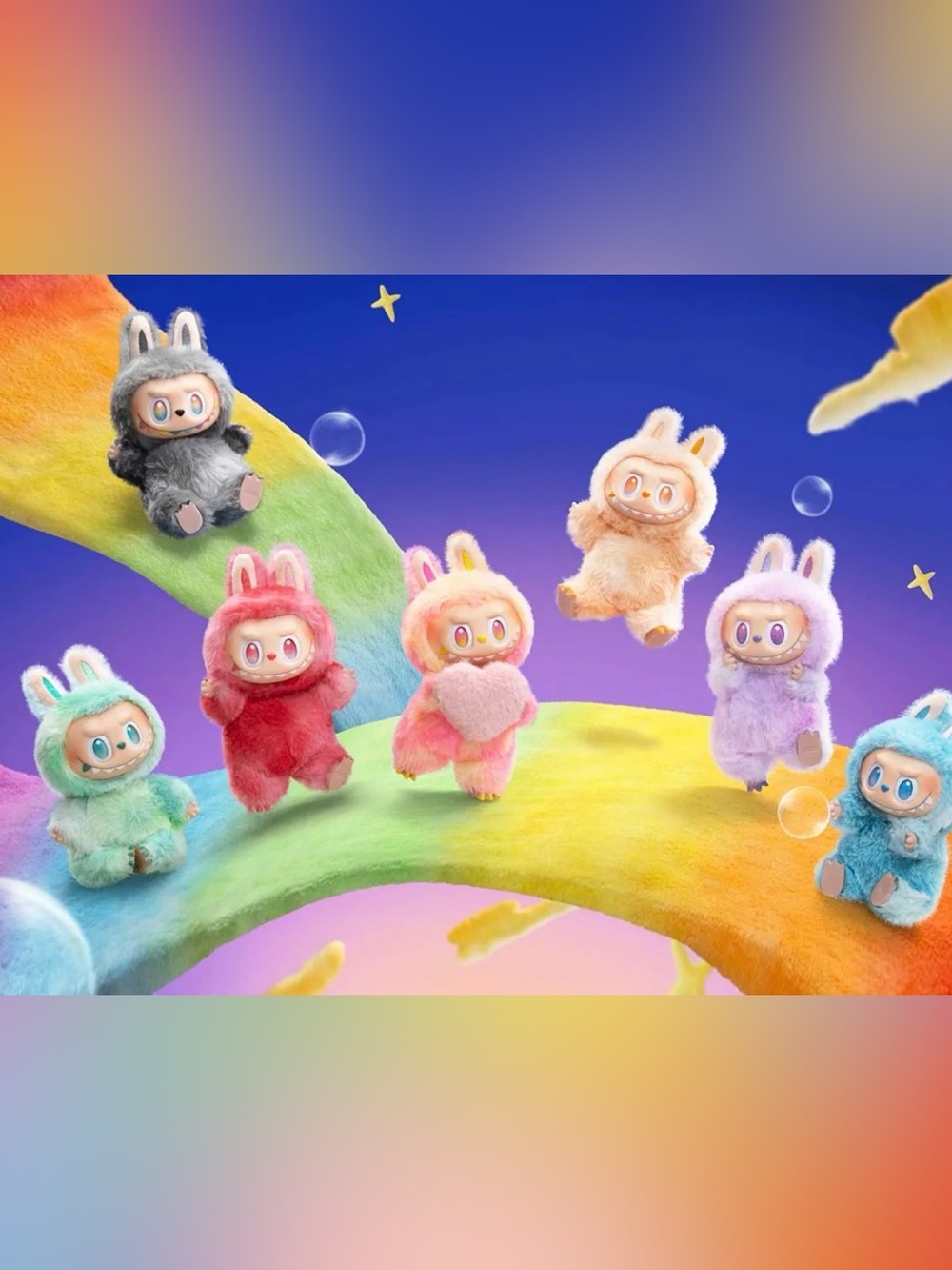 Labubu Big into Energy Monsters - Love, Happiness,or Luck, Price Per Doll, New